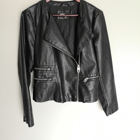 M60 Miss Sixty Y2K Vegan Leather Jacket - Picture 2 of 13